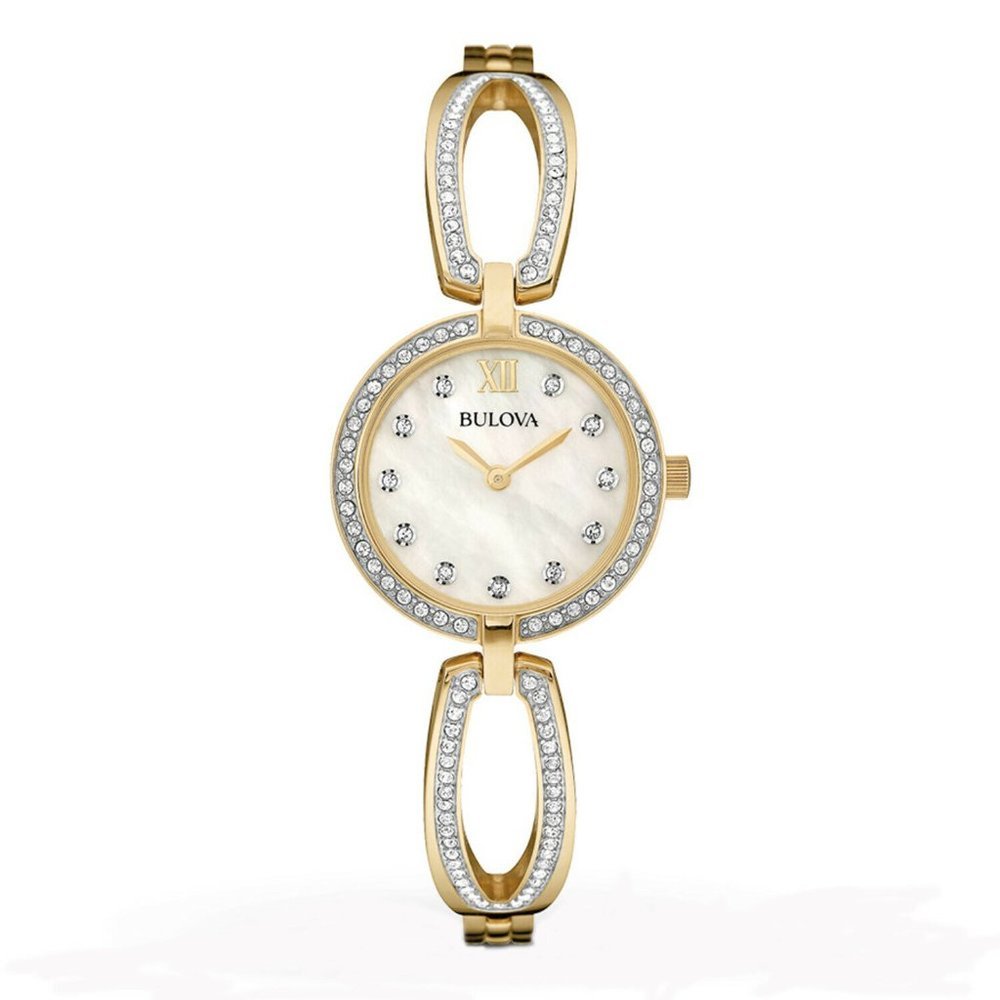 Sale Bulova Diamond Crystal Accent 26mm Watch